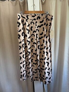 NWT Target Linen Blend Wide Leg Pants- XL